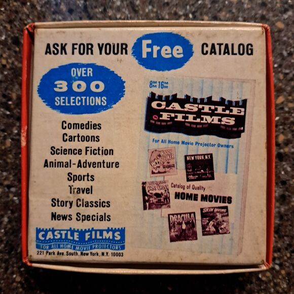 W.C. Fields A Laugh Riot Castle Film 8mm Movie Reel in Box - Picture 10 of 16